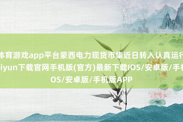 体育游戏app平台蒙西电力现货市集近日转入认真运行-开云kaiyun下载官网手机版(官方)最新下载IOS/安卓版/手机版APP