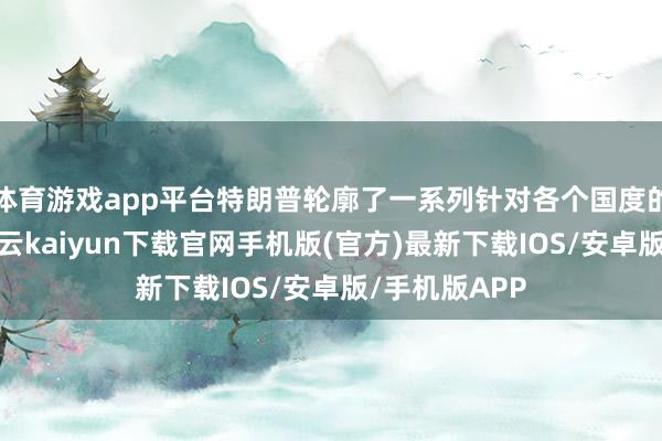 体育游戏app平台特朗普轮廓了一系列针对各个国度的关税气象-开云kaiyun下载官网手机版(官方)最新下载IOS/安卓版/手机版APP